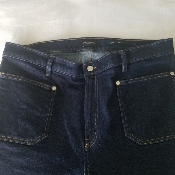 Banana Republic High Rise Denim Straight Leg, 16 - Picture 5 of 8